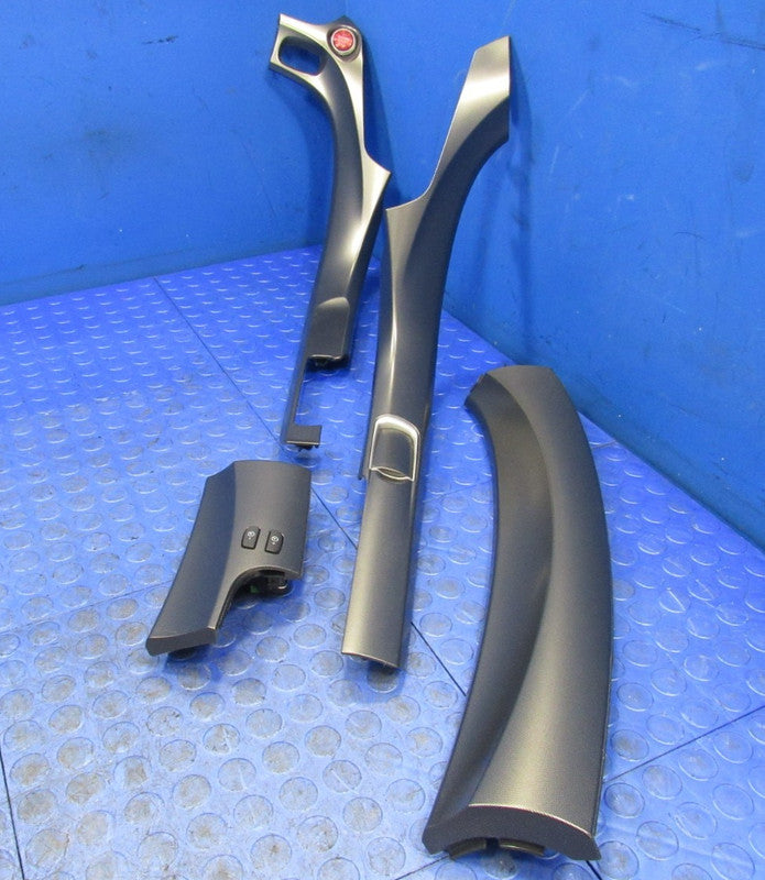 09-14 Acura TL Dash Trim Finish Panel Garnish Set Gray W/ Start Button