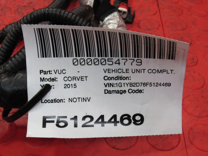 15-16 Corvette Stingray C7 LT1 Wet Sump AT FE1 Engine Wire Wiring Harn