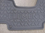 03-06 Honda Element All-Season Rubber Floor Mats Liners Gray Accessory