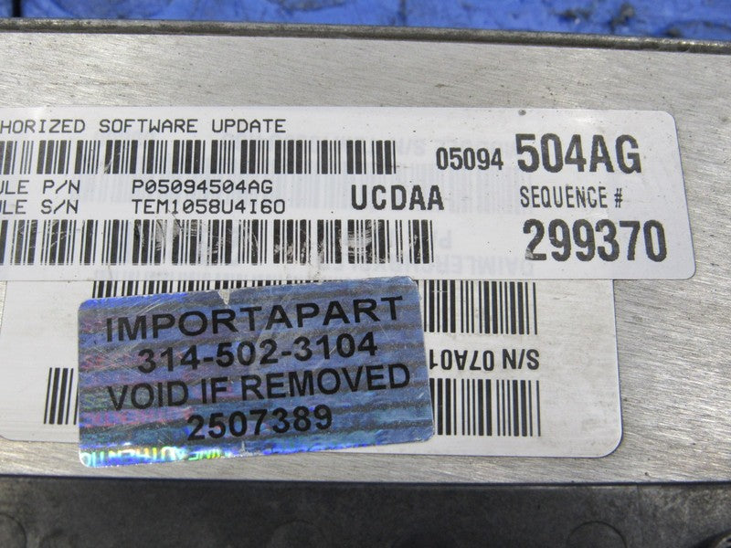 PLUG & PLAY 08 Dodge Ram 1500 Truck 5.7L Engine Computer ECU 05094504 