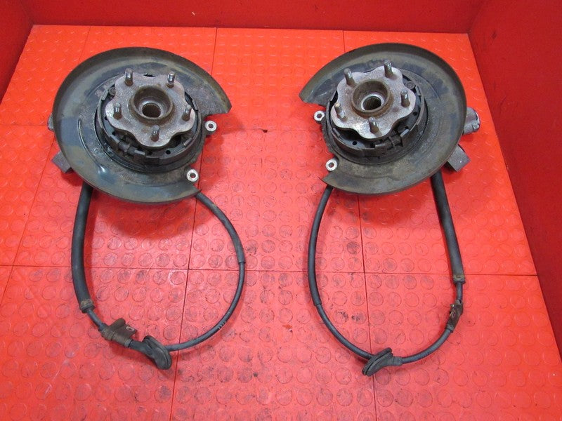 90-96 300ZX Z32 Rear Hub Knuckle Pair Set E-Brake 5 Lug Swap 240SX S13