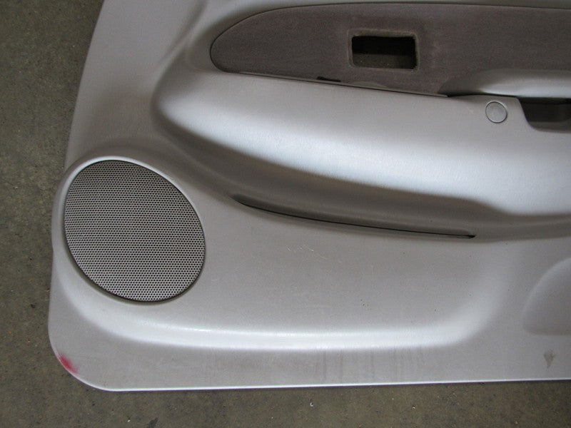 01-04 Toyota Tacoma Left Right Door Card Panel Set Power Windows Gray 