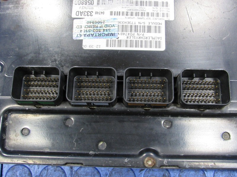 PROGRAMMED PLUG & PLAY 04 Pacifica 3.5 FWD ECM 333 04748333AD PROG 694