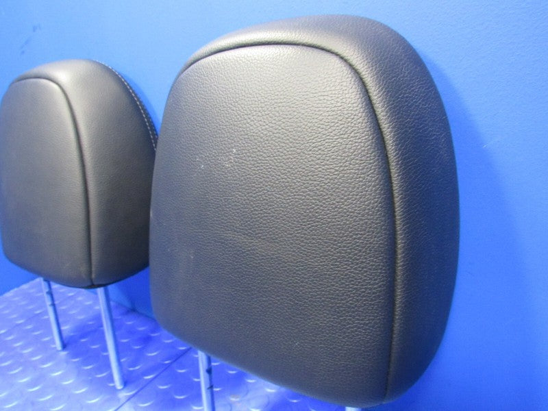 14-18 Mitsubishi Outlander Front Left Right Head Rests Leather Black S