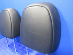 14-18 Mitsubishi Outlander Front Left Right Head Rests Leather Black S