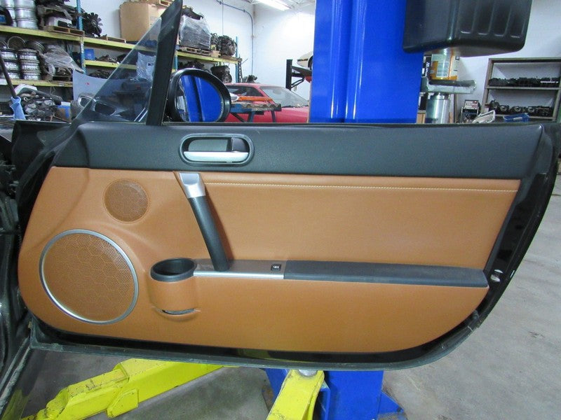 06-07 Mazda Miata MX-5 NC Right RH Passenger Front Door Trim Panel Tan