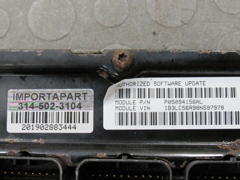 PROGRAMMED PLUG & PLAY 07-08 Sebring Avenger 2.7L ECU 05094156AL 156 P