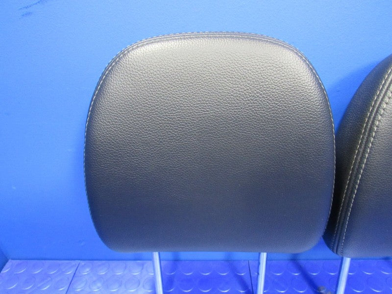 14-18 Mitsubishi Outlander Front Left Right Head Rests Leather Black S