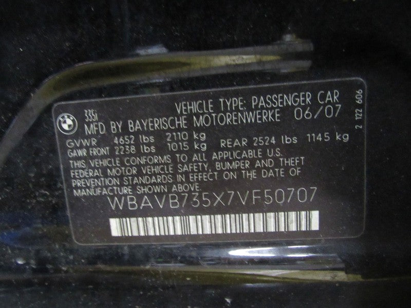 04-11 BMW 3 5 Series Logic 7 AM FM Radio Stereo Amplifier AMP P/N 9 15
