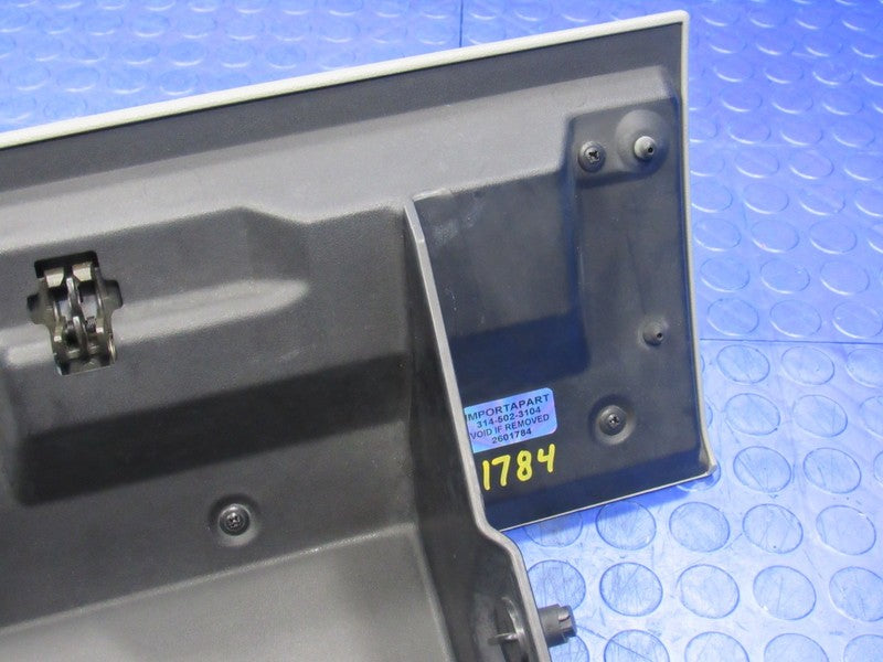 05-09 Chevrolet Equinox Lower Glove Box Door Lid W/ Latch Gray Glovebo