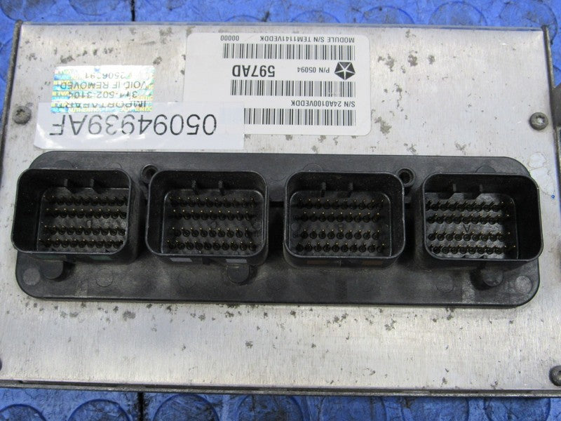 PROGRAMMED PLUG & PLAY 06 Jeep Liberty KJ 3.7L AT ECM 05094939AF 939 P
