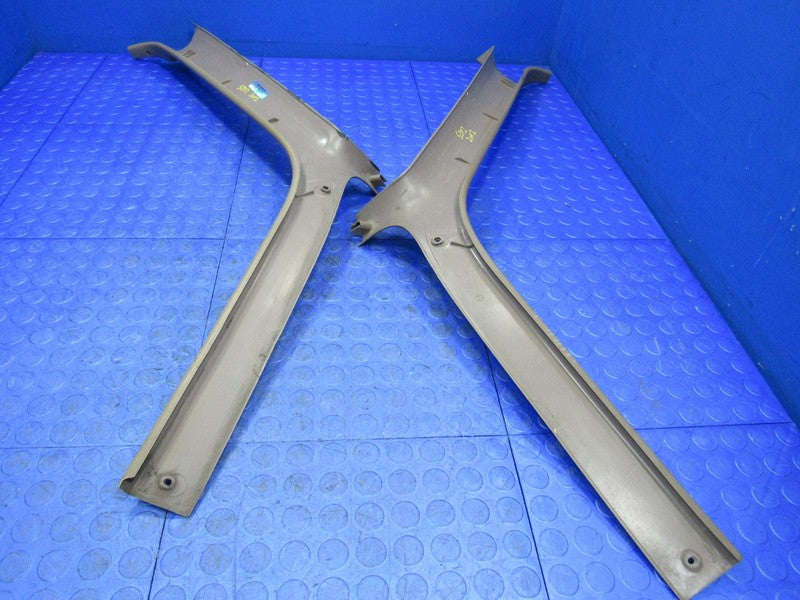 92-96 Ford F150 F250 F350 Bronco Right Left A-Pillar Trim Set Tan Moch