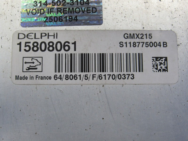 05-08 Chevrolet Corvette XLR Suspension Control Module Computer 158080
