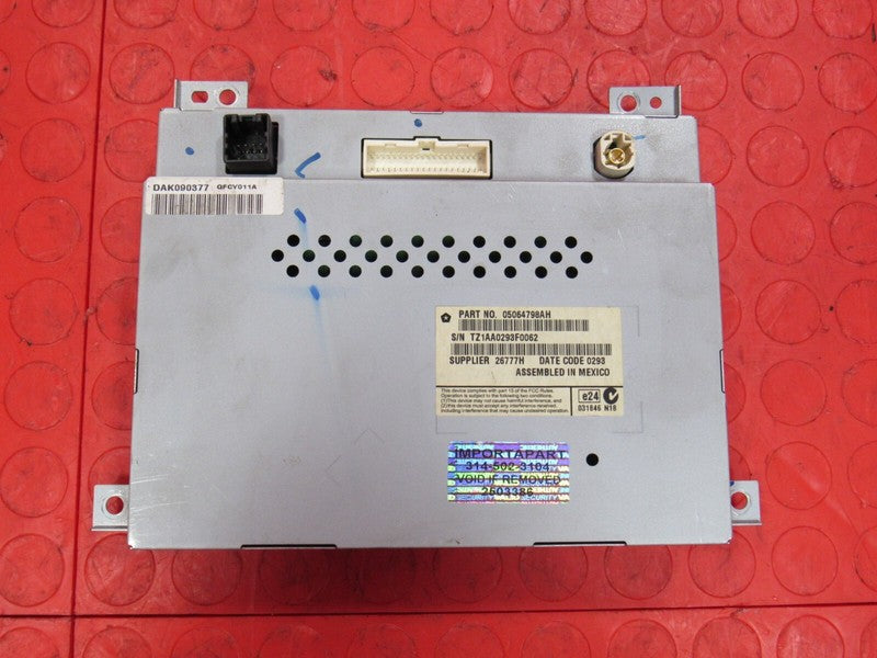 11-14 Charger 300 8.4" UConnect Radio Display Screen With Code 0506479