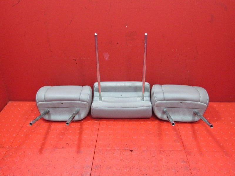 09-11 Honda Pilot Middle Row Seat Headrests Head Rest SET Gray Leather