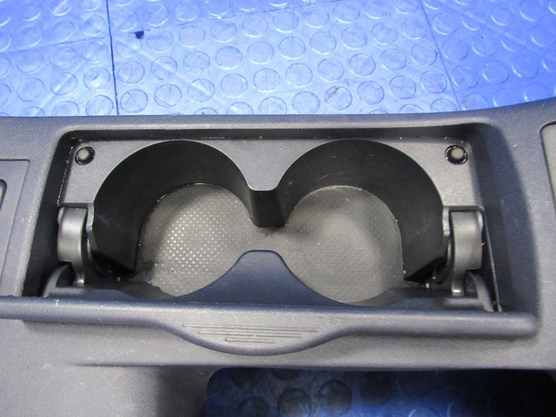 08-17 Mitsubishi Lancer Center Floor Console Suede Armrest Storage Bla