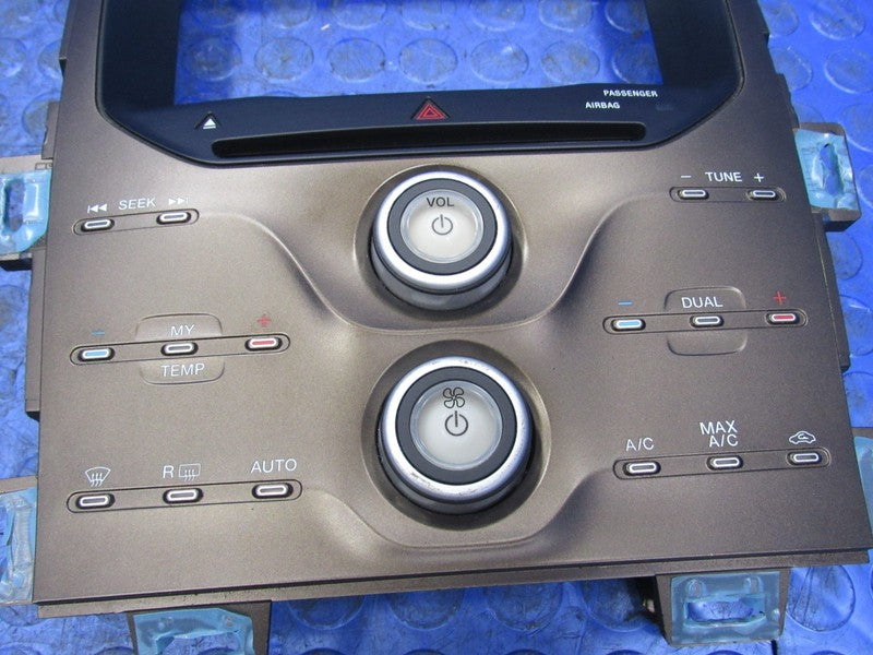 11-14 Ford Edge ATC Climate Heater Radio Control Panel Face BT4T-18A80