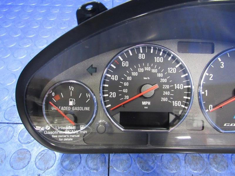 99-00 BMW Z3 M Coupe 6cyl 3.2L Manual Instrument Cluster W/Chrome Trim