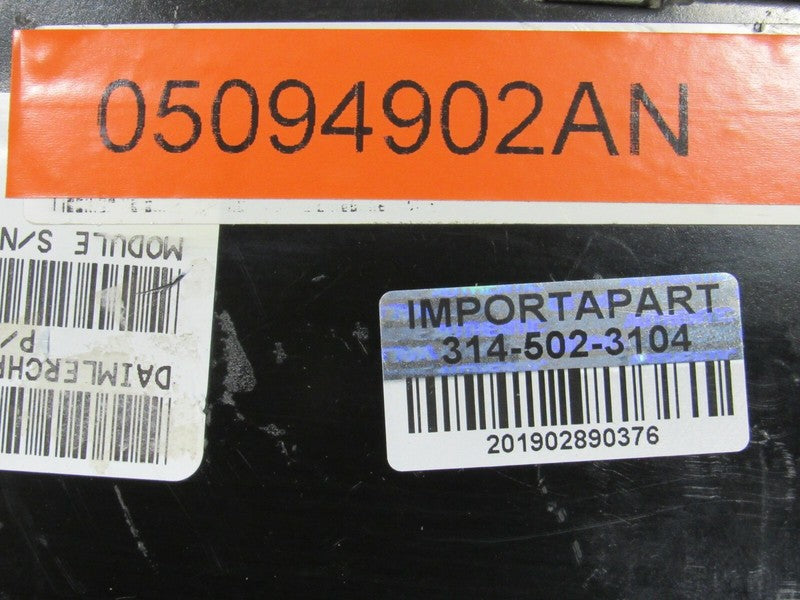 07 Charger Magnum 300 2.7L V6 ECU ECM PCM Engine Computer 902 05094902