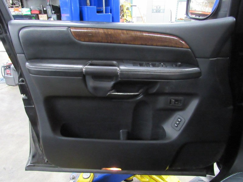 10-14 Nissan Armada Left LH Driver Side Front Door Trim Panel Black W/