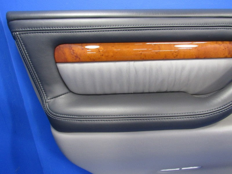 04-07 Lexus LX470 UZJ100 Rear Left LH Driver Door Panel Grey Leather 2