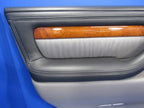 04-07 Lexus LX470 UZJ100 Rear Left LH Driver Door Panel Grey Leather 2