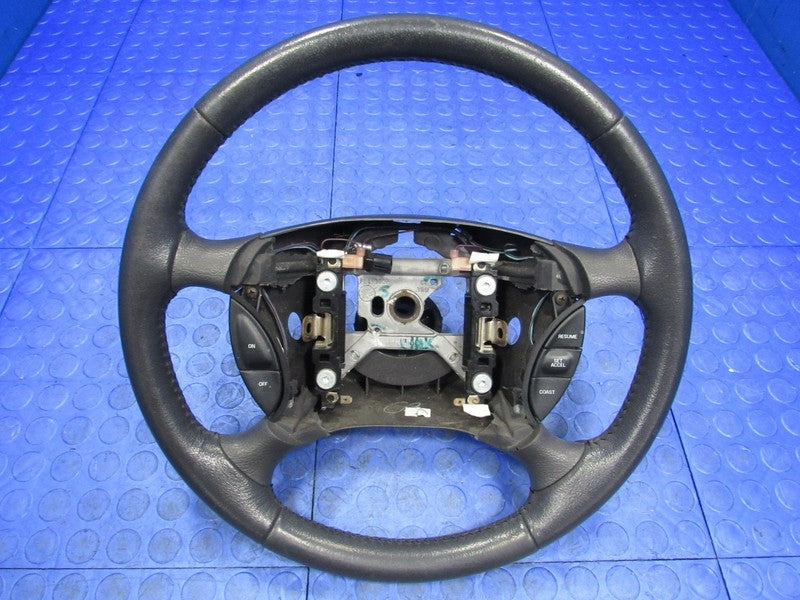 99-04 Ford Mustang SN95 Leather Steering Wheel Cruise Control Dark Cha