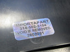98-02 BMW Z3 Coupe CD Changer Cover Trim Rear Trunk Panel Black 2281