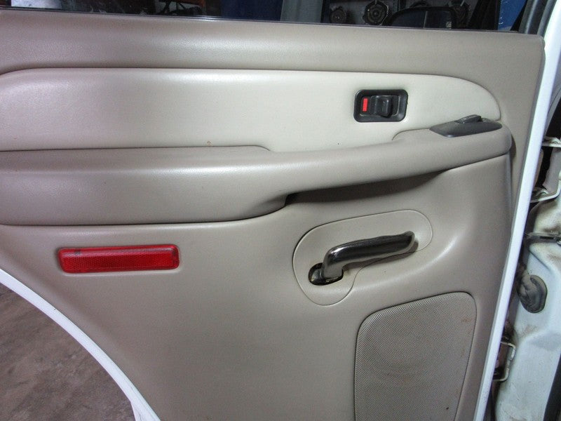 03-06 Yukon Left LH Driver Side Rear Door Trim Panel Neutral