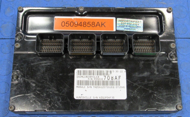 PLUG & PLAY 07-08 Sebring Avenger 3.5L HO Engine Computer ECU 05094858