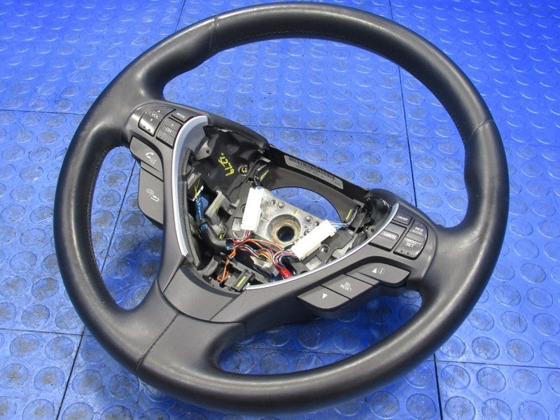09-14 Acura TL 3.5L Black Leather Steering Wheel OEM Cruise Phone Swit