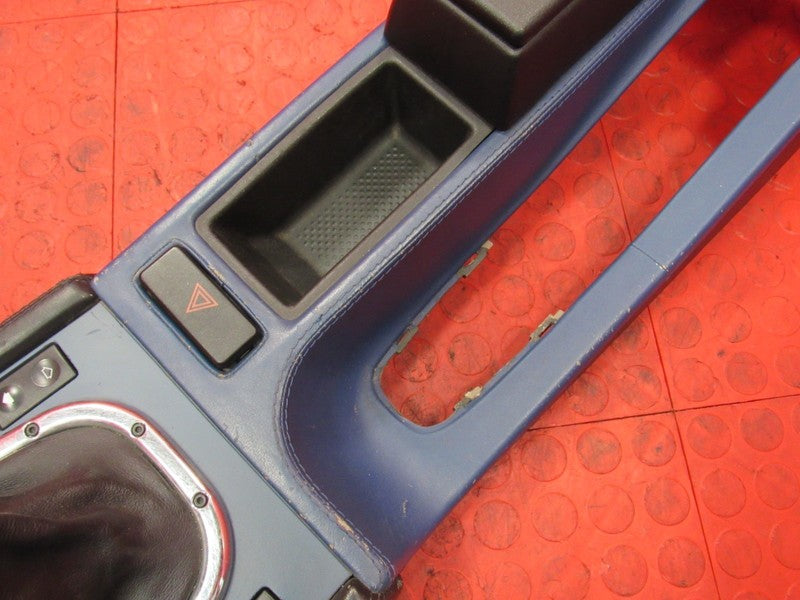 98-02 BMW Z3 M Center Floor Console Gauges Complete Leather Estoril Bl