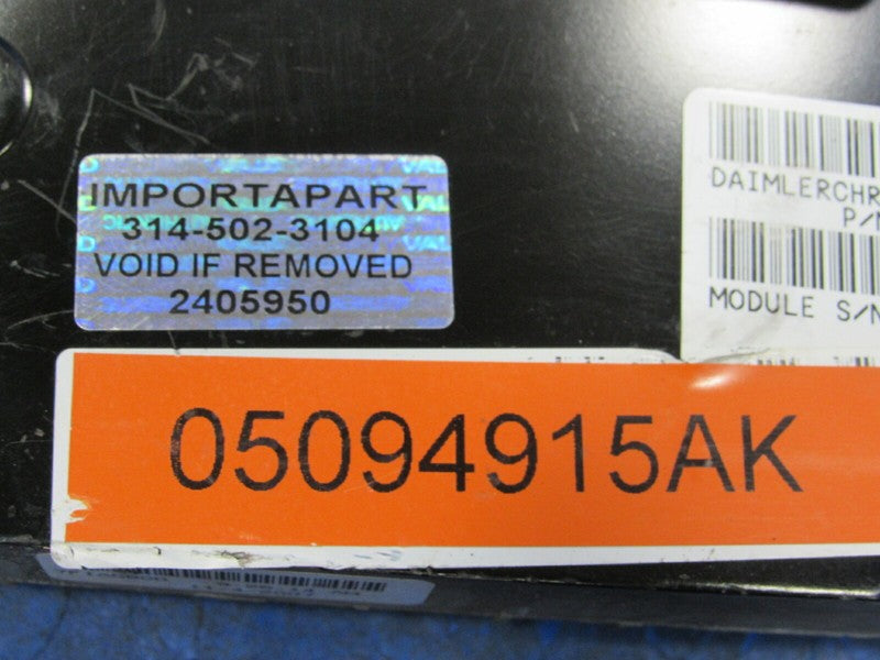PLUG & PLAY 07 Magnum Charger Police 3.5L Engine Computer ECU 05094915