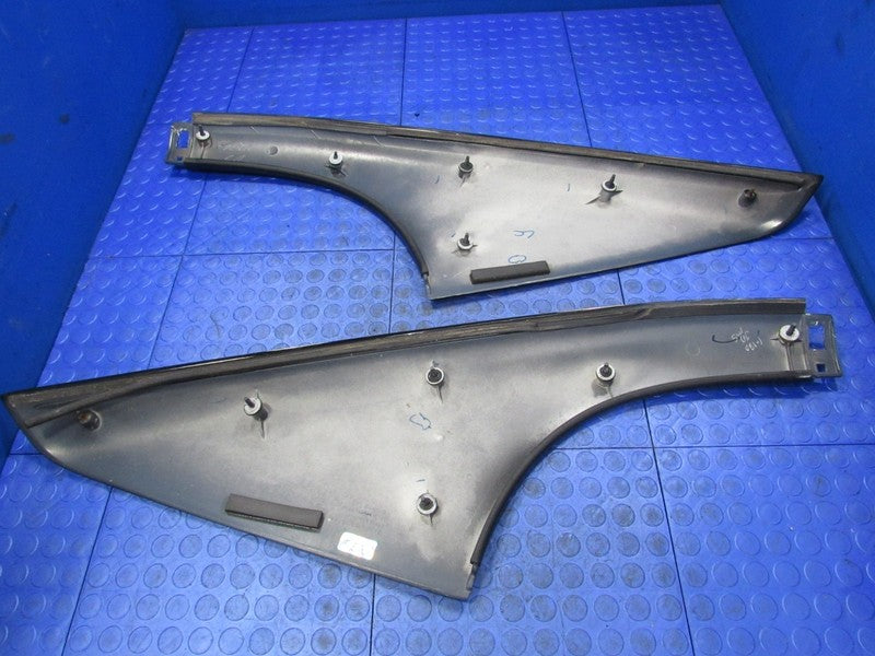 99-04 Ford Mustang Exterior Quarter Glass Sail Panel Trim Set Black 07