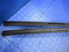 99-02 BMW Z3 Coupe Roof Trim Drip Rail Rain Gutter Left Right Pair Bla