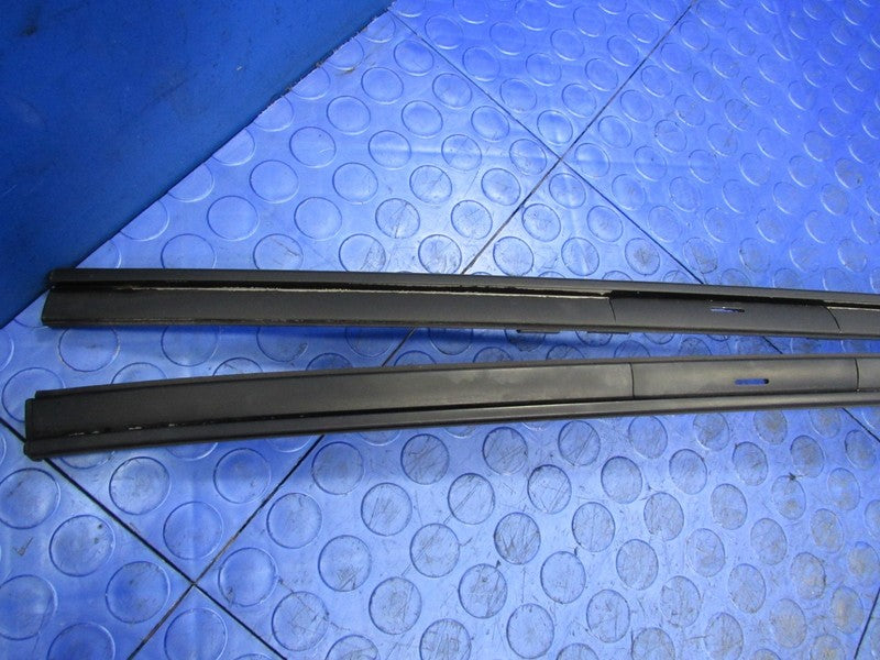 99-02 BMW Z3 Coupe Roof Trim Drip Rail Rain Gutter Left Right Pair Bla