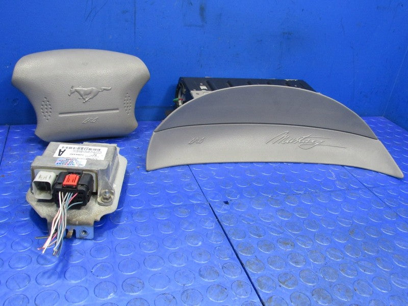 99-02 Ford Mustang GT V6 LH RH SRS Airbags Air Bag Bags Set W/ Module 