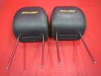 06 Dodge Charger Daytona RT Top Banana Front Set Seat Headrest Black/Y