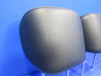 11-16 Infiniti QX56 QX80 2nd Row Seat Headrest Head Rest Set Black Lea
