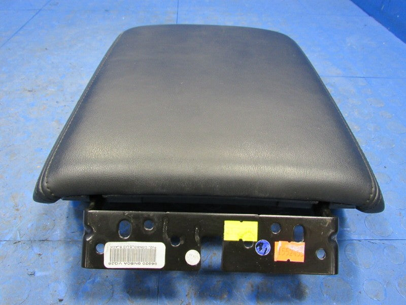 13-17 Infiniti JX35 QX60 Center Console Lid Armrest Arm Rest Black Lea