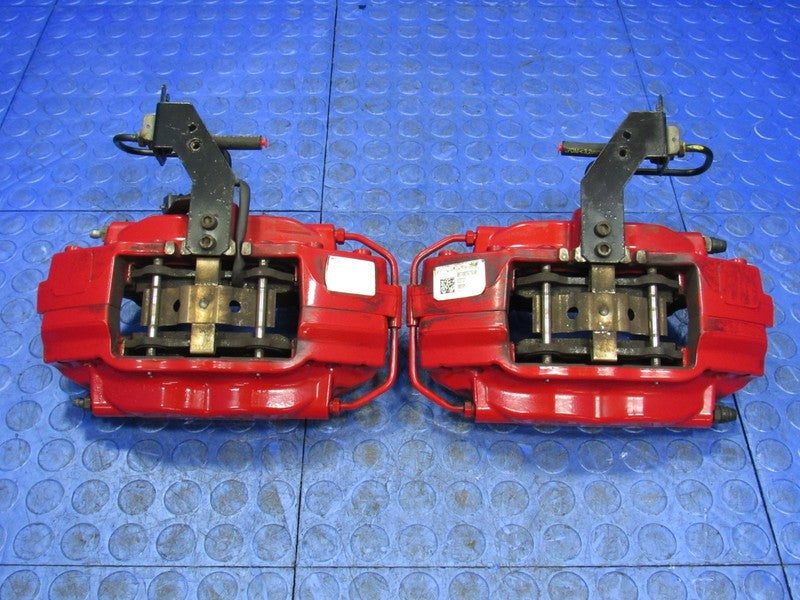 17-21 Maserati Ghibli 4-Piston Brembo Rear Brake Caliper Set Pair OEM 