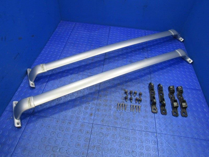 14-20 Infiniti QX60 Roof Rail Luggage Rack Cross Bars Silver Front Rea