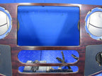 08-10 Ford F250 F350 Super Duty Heater Radio Bezel Surround Trim Woodg