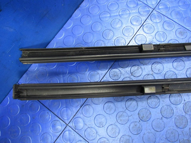 99-02 BMW Z3 Coupe Roof Trim Drip Rail Rain Gutter Left Right Pair Bla