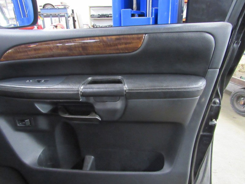 10-14 Nissan Armada Right RH Passenger Side Front Door Trim Panel Blac