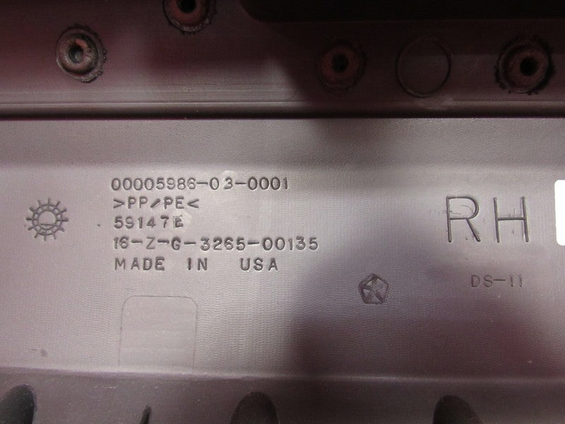 09-12 Dodge Ram Crew Cab Rear Right RH Interior Door Trim Card Panel G