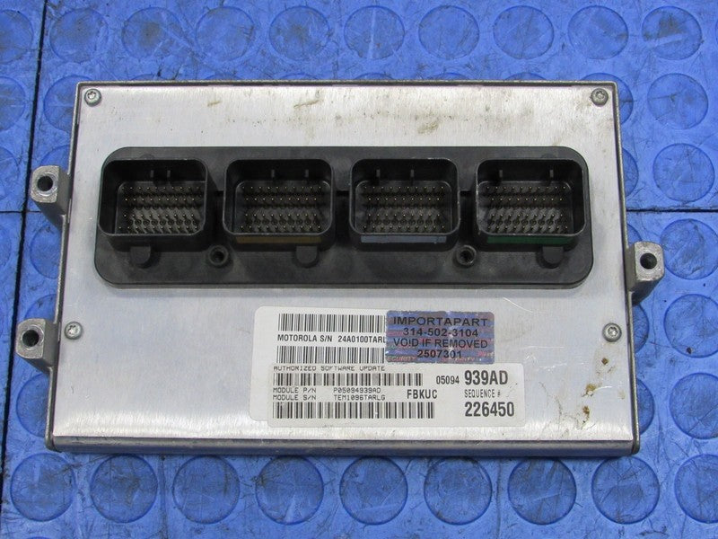 PLUG & PLAY 06 Jeep Liberty KJ 3.7L AT Engine Computer ECU 05094939 PR