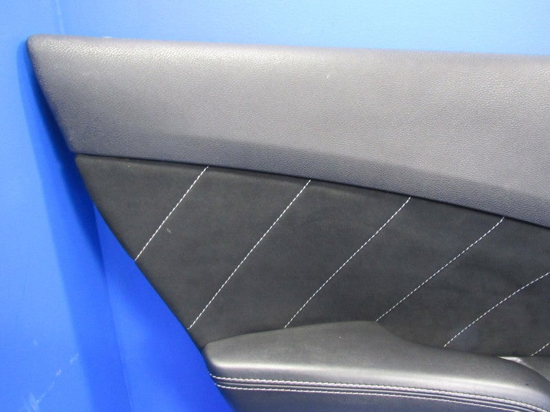11-14 Dodge Charger SRT Left Rear LH Suede Door Card Panel Trim Black 