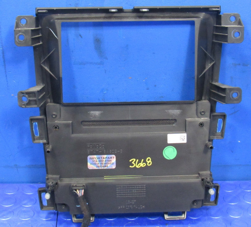 11-14 Ford Edge ATC Climate Heater Radio Control Panel Face BT4T-18A80