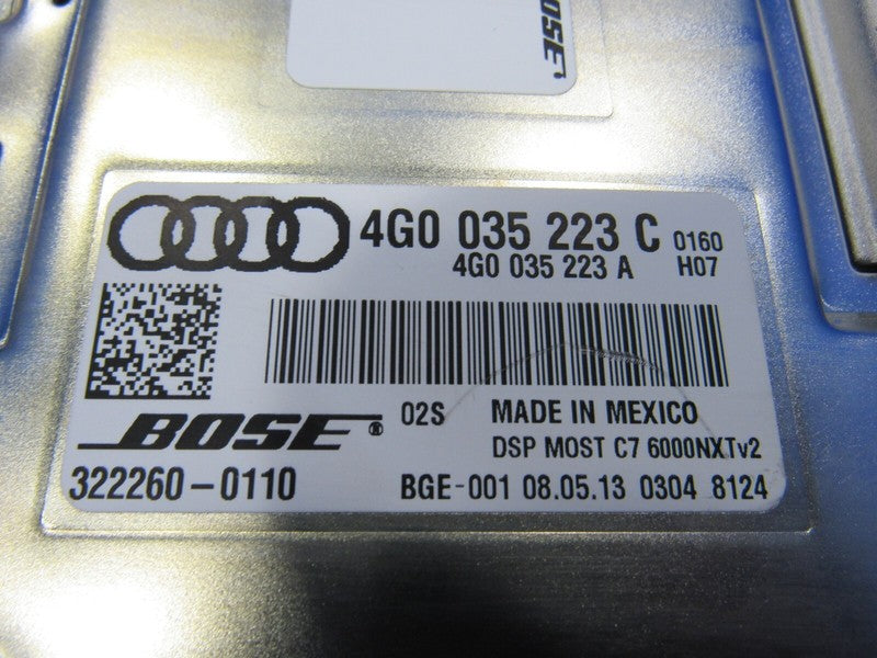 12-15 Audi A7 A8 Bose Audio Radio Stereo Amplifier Amp 4G0 035 223 C 2